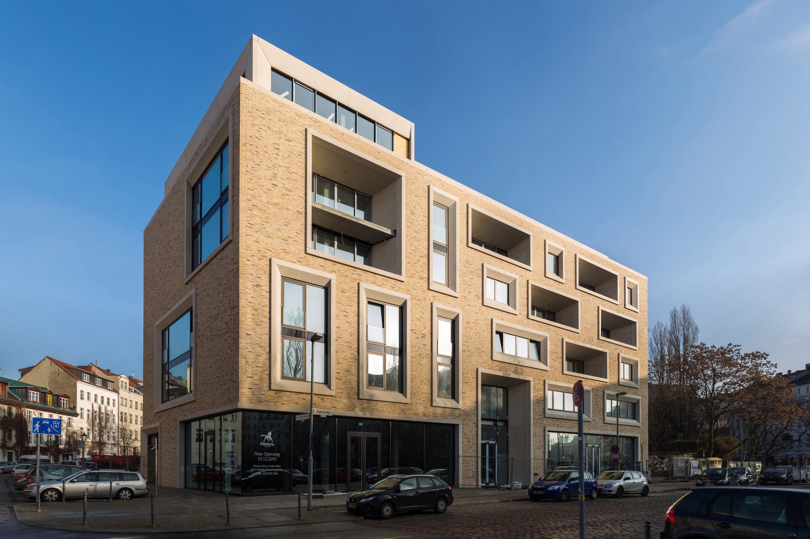 Wohn- und Geschäftshaus an der Ackerstraße in Berlin-Mitte als Beispiel für innerstädtischen Bestand